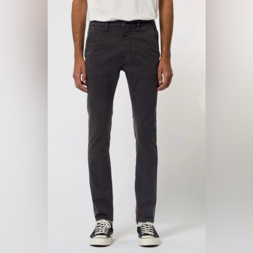 Men's Slim Fit Dark Gray Jeans. Sz: W33-L28.